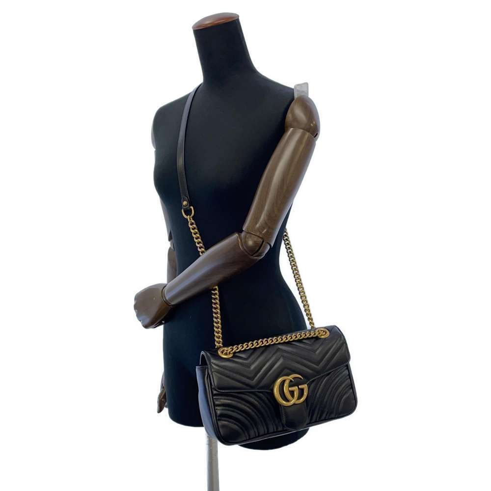 Gucci Gg Marmont Chain Shoulder Bag #90903G11B - Picture 6 of 15